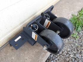 62425 Western Oem Dolly Wheel Kit Straight Blade Pro-plow Poly Heavyweight Snow