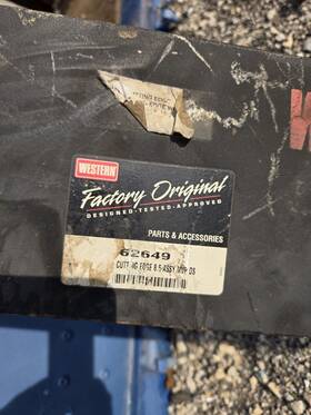 62649 Western New Genuine Oem Single Side Cutting Edge For 8-1/2 Mvp
