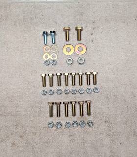Western 63360-1 63426 63360 Snow Plow Mount Bolt Kit Uni 1999-2010 Chevy/gm 2500 3500