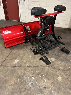 74340 Western Mid Weight 7.5 Snow Plow Like New Ultra Finish Stored Indoors