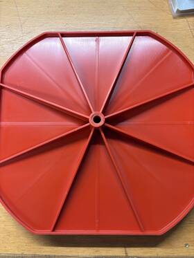 D5902 Western 88271 Fisher Snowex Blizzard Walk-behind Spreader Spinner Disc