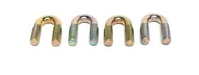 W90496 Western 90496 3/8x1-1/2 Inch U-bolt Chain Lot Of 4 Nos