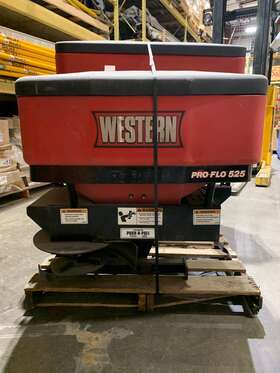 91800-1 Western Used Pro-flo 525 Salt Spreader