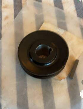 95489 Western Western/fisher Spreader Spinner Belt Pulley 1 Inch Shaft Bore