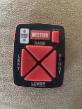 96442 Western Plow Part # Replacement Keypad For Hand Held Controller