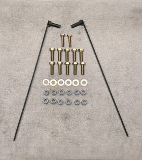 Western Aftermarket Snowex 33949-40974 33949 Snow Plow Mount Bolt Kit 40974 09-18 Dodge Ram 1500 Ultra