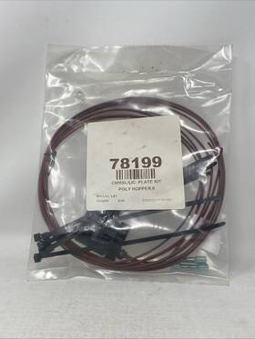 78139 Western Fisher Blizzard 78199 Salt Spreader Chmsl Lic. Plate Kit W Harness