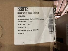 Western Fisher Snowex 33913 Oem Truckside Plow Mount Dodge Ram 1500 06-08