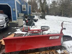 Hts76-eqp Western West 7 6 Inch Snow Plow With Hts Center Assembly