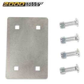 Ylw985809 Ylwspeed2000 1pc Fits For Saltdogg Snowex Vibrator Mount Plate 80lb 200lb Tailgate Spreader