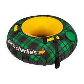 30-3205 Yukon Charlies Timber 1-person Inflatable Snow Tube Sled Green