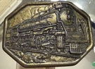 Vintage Belt Buckle Locomotive Train Railroad Brass Cowboy Western Avon 72620. Fixed Price $8.75.