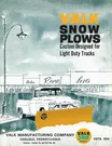 Brochure - Valk Sp Series Snow Plows For Light Body Trucks 1962 3 ITEMS(T4426). Fixed Price $13.69.