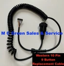 Western Snow Plow 96454 10 Pin Round Button Controller Repair Cable / Cord Mvp. Fixed Price $199.95.