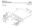 35066-1 04-15 Nissan Titan Xe Western Ultramount, Blizzard/snowex. Fixed Price $550.00.
