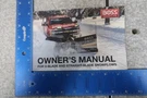Boss V Straight Blade Snow Plow Owner's Manual Book Set Free Shipping OM960. Fixed Price $13.22.
