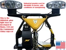 10.5' 10'6" Fisher XV2 Western MVP3 Snowplow Headlight 3" Spacer Riser Kit Black. Fixed Price $109.99.