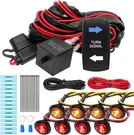 Utv Turn Signal Kit With Rocker Switch, Atv Street Blue Backlight. Fixed Price $54.98.