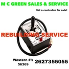 Rebuild! Dont Repair -service Joystick Board Fisher Western Snow Plow Controller. Fixed Price $100.00.
