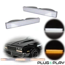 Switchback Led Clear Drl Signal Lights Pair For 82-87 El Camino Malibu Caballero. Fixed Price $149.99.