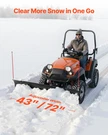Snow Plow Blade 43/72 Adjustable Utv Atv Kit For Clearing. Fixed Price $485.99.