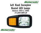 Left Hand Snowplow Heated Led Lamps Replaces: 84631-5, 80985, 571.LD6510HPL-LH. Fixed Price $279.95.
