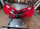 Boss 6'6" Utv Power-v Xt Snow Plow Complete Setup W/ Hydraulics & Mount. Fixed Price $3800.00.