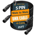 Pin Dmx Cable Male To 25 Ft 2-PACK Specialty Jumper For Signal Routi.... Fixed Price $67.50.