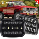 5"X7" Led Headlights Hi/low Beam H4 For Toyota Pickup 1982-1995 Hardbody Truck. Fixed Price $60.94.