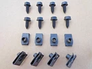 (12PCS) Body Panel Bolts & U-nuts! For 60-70S Mopar Cuda Duster Etc. Fixed Price $38.00.