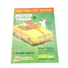 Motor Trend Magazine December 1962 Salt Flats, National Drags, Darlington 500. Fixed Price $7.06.