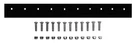 9' Steel Cutting Edge Kit With Bolts, 108" X 1/2" Thick Western Pro Plow 49251. Fixed Price $267.30.