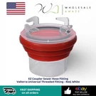 Ez Coupler Sewer Hose Fitting Valterra Universal Threaded - Red, White. Fixed Price $24.99.