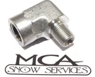 Boss Snow Plow Hydraulic Fitting Upper Lift Cylinder 90 HYD07046. Fixed Price $11.99.