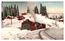 C1915 Snow Plow Train Southern Pacific Company Track California Vintage Postcard. Fixed Price $12.50.