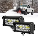 Snow Plow 7"INCH White Led Work Truck Tractor Headlight Suv Utv. Fixed Price $18.76.