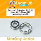 Traxxas 2.5 Marine, 25, 25R, Revo 3.3, T-maxx, Trx Engine / Motor Bearings Kit. Fixed Price $12.99.