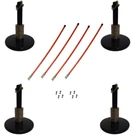 (4) Snow Plow Shoes W/ Markers For Western Meyer Fits Boss Fisher Curtis Hiniker. Fixed Price $169.19.