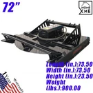 72" Skid Steer Hydraulic Direct Drive Motor Heavy Duty Brush Mower Cutter. Fixed Price $4899.00.