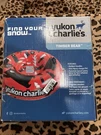 New Yukon Charlie's Inflatable Snow Tube Timber Bear Red 48" 170 Lb. Sledding. Fixed Price $20.90.