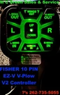 V2 Premium Fisher 10 Pin Snow Plow Programmable Controller Ez-v Usa Made!. Fixed Price $319.99.