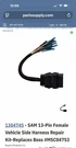 Boss Plow 13 Pin Female Wiring Harness Repair Kit New Package. Fixed Price $45.00.