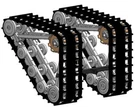 Kfi Atv Plow Track Extension Kit - Black 105430. Fixed Price $92.95.