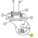 Boss Part # MSC09219 - Replacement Caster Dolly Small 3 In. One Wheel.... Fixed Price $42.59.