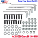 Snow Plow Mount Bolt Kit For 11-19 Chevy /gm Sierra 2500 3500 41489 Minute. Fixed Price $58.99.