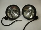 Pair Vintage 1970S Dominion Auto Round Headlight Utility Lights 72-5507 32-0335. Fixed Price $49.99.