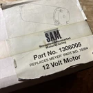 Sam Parts 3" Motor #1306005 For Meyer Snowplows Replaces 15054. Fixed Price $69.95.