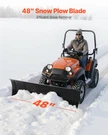 Snow Plow Kit, 48IN Universal Attachment, For Most Atvs & Utvs. Fixed Price $345.30.