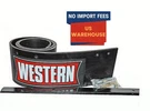 Western 62123-1 7.5' Rubber Snow Plow Deflector Kit W/ Mounting Hardware. Fixed Price $161.99.