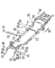 Genuine Mopar Chassis Frame Assembly 68535579AA. Fixed Price $261.80.